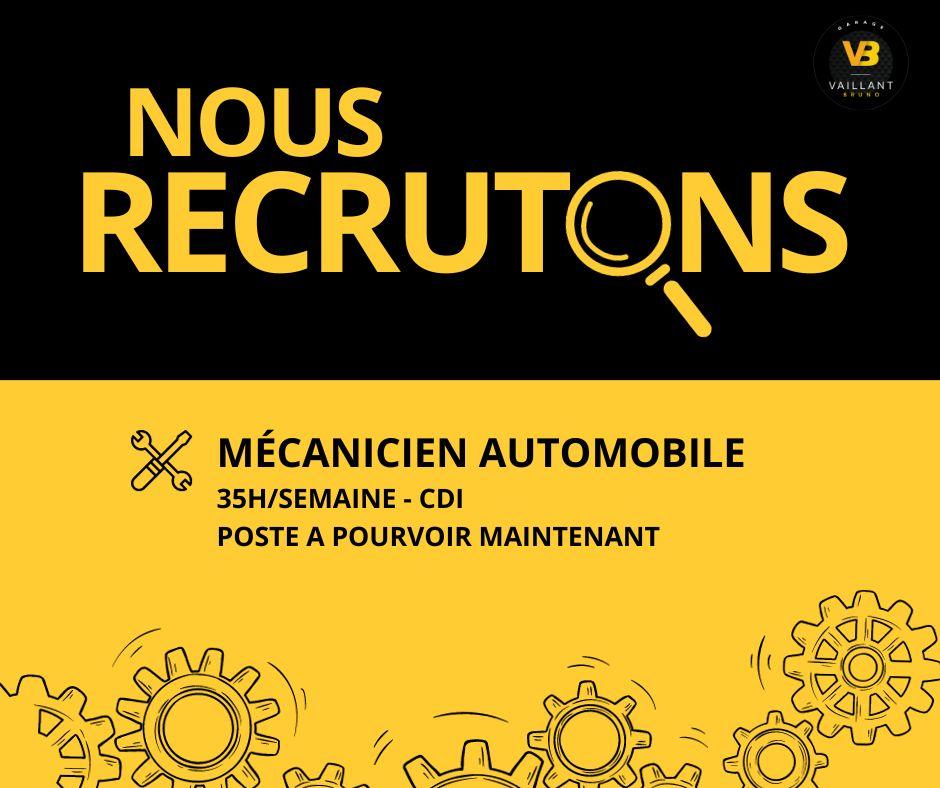 Nous recrutons !