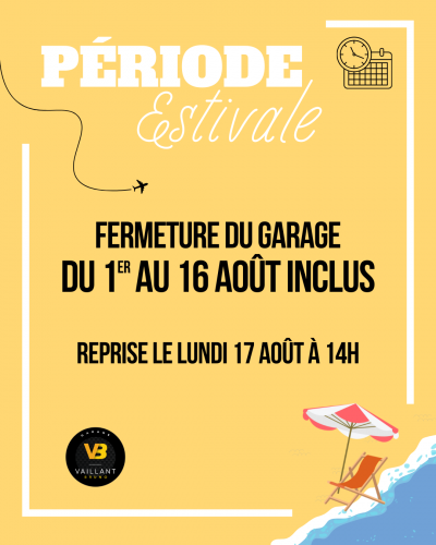 C'est les vacances !